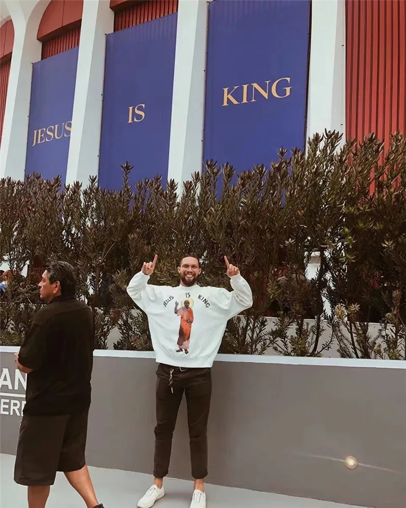 Kanye West Jesus Is King Chicago Лимитированная серия свитеров мужские и женские худи лучшего