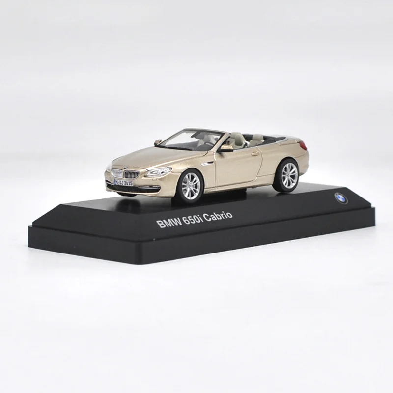 Cabriolet 1:43 650i Coupe сплав модель автомобиля статические высокой моделирования металлические модельные автомобили с оригинальной коробкой - Цвет: Cabriolet