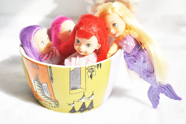 Милая маленькая Русалочка кукла реборн младенец Карманный ребенок дети подарок