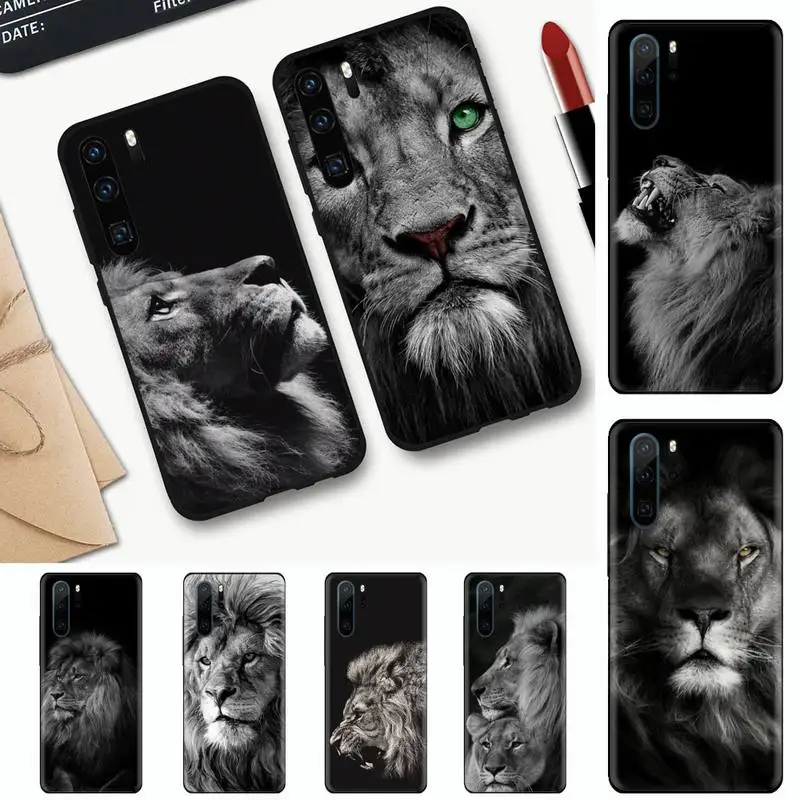 

Animals The Lion Phone Case For Huawei honor Mate mate P 10 9X 10i 20 30 40 y7 nova 5t lite pro p smart 2019