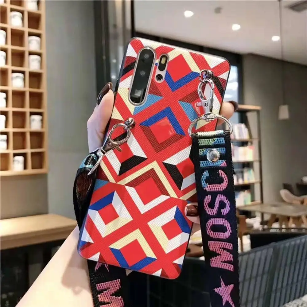 Твердый чехол с решетчатым ремешком для samsung Galaxy Note 8 9 10 Pro Note8 Note9 Note10 J530 J730 новинка