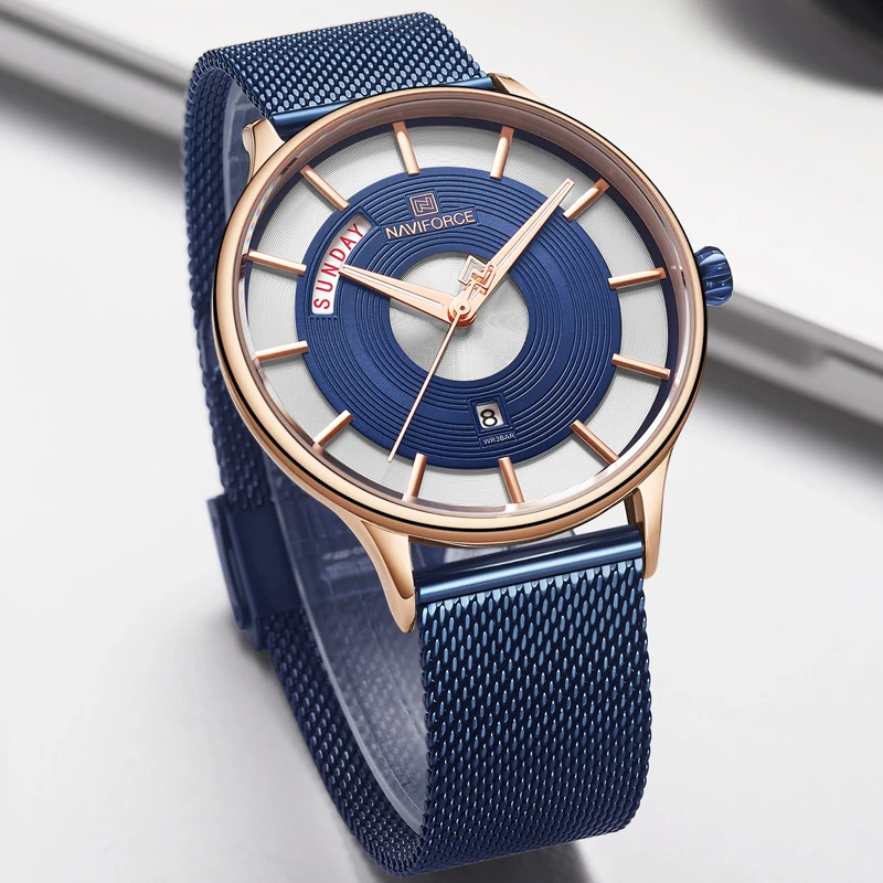 Мужские часы NAVIFORCE от ведущего бренда Роскошные Кварцевые мужские Модные