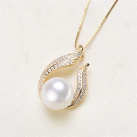 pearl pendant settings fashionable bases setting pendant mountings 925 silver pendant jewelry diy making no pearl no chain