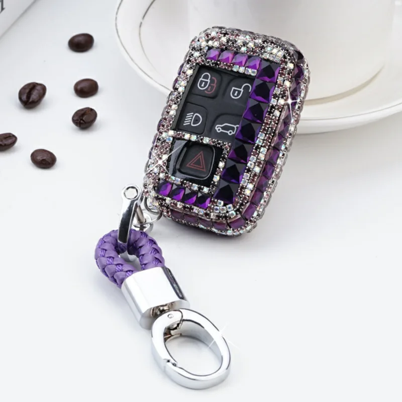 Новый чехол для автомобильного ключа с бриллиантами Land Rover A9 Range Sport Evoque Freelander 2 Jaguar