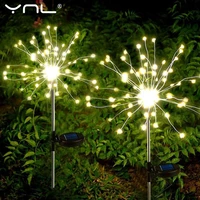 led solar light outdoor grass globe dandelion fireworks solar lamp waterproof 90120150leds for home garden christmas decor