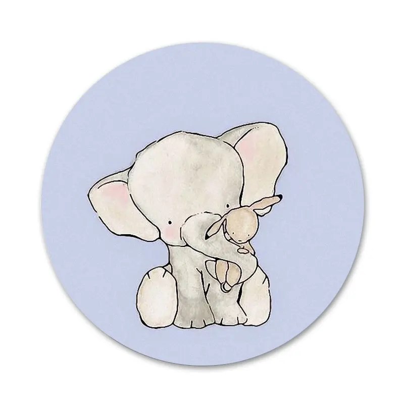 Милый значок в виде слона кролика зайчика для одежды рюкзака украшение подарок |