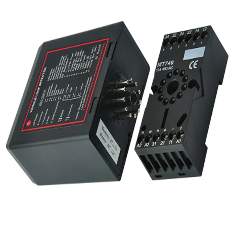 Одноканальный детектор петли транспортного средства (входное напряжение для