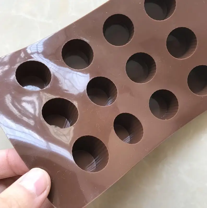 Силиконовая форма для выпечки DIY круглая желе с 15 отверстиями силиконовая