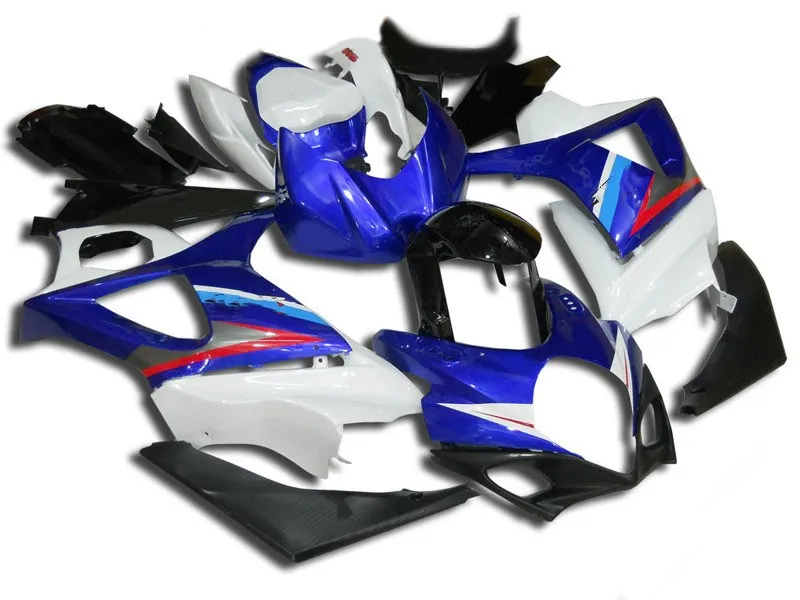 Обтекатель для мотоцикла GSXR1000 07 08 GSXR 1000 K7 2007 2008 синие белые обтекатели набор тела +