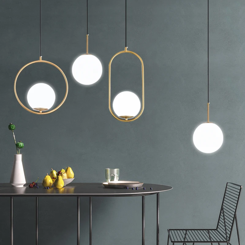 Современный подвесной светильник DX для гостиной/спальни/минимализма/ресторана