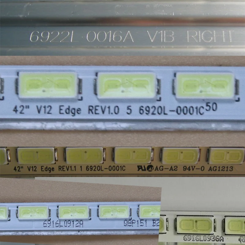 Светодиодные панели для Panasonic Φ TX-LR42E5 TX-42E5E Matrix TV LED Светодиодная лента-подсветка