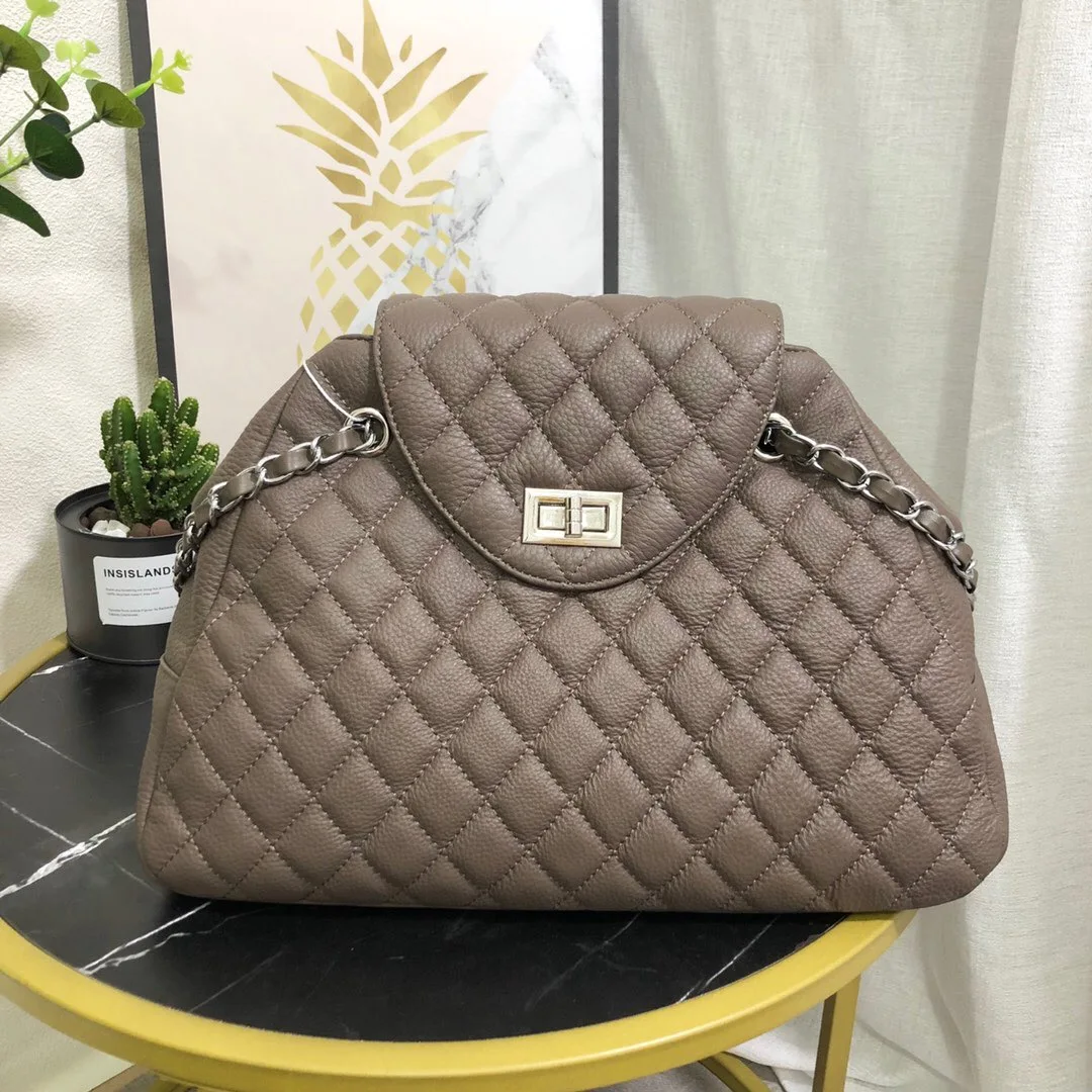 

free shipping 2020 the new style fashion and casual genuine cow leather women one shoulder bag crossbody bag33 cm 5color