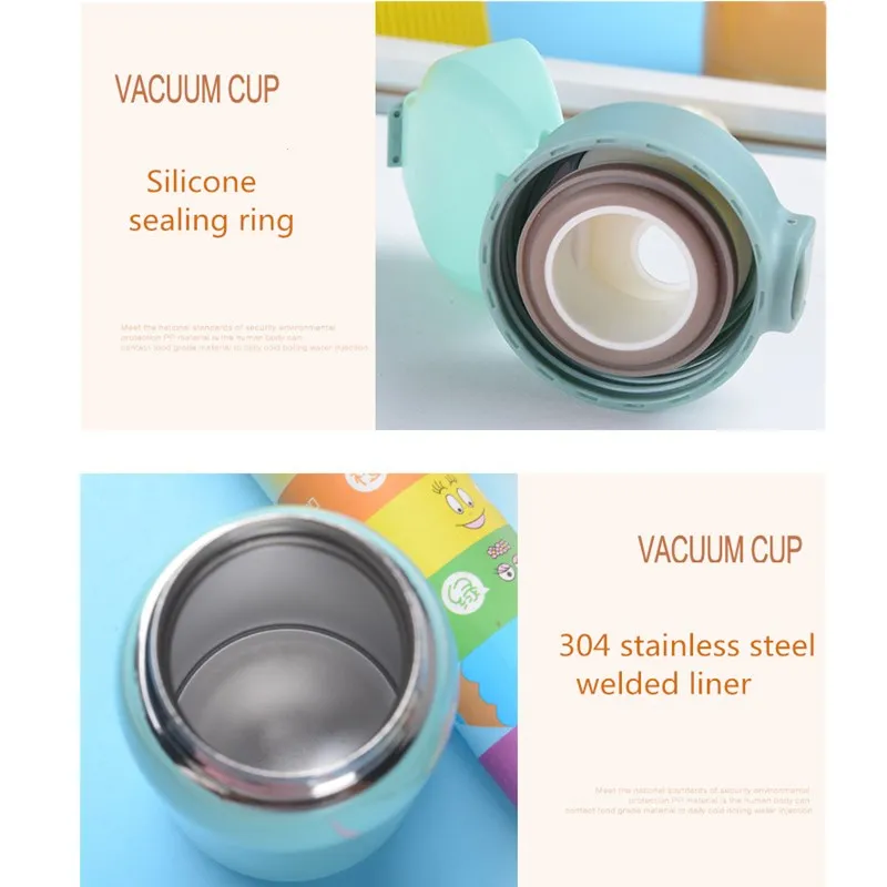 380 мл Портативный термос кружка воды Нержавеющая сталь с двойными стенками из