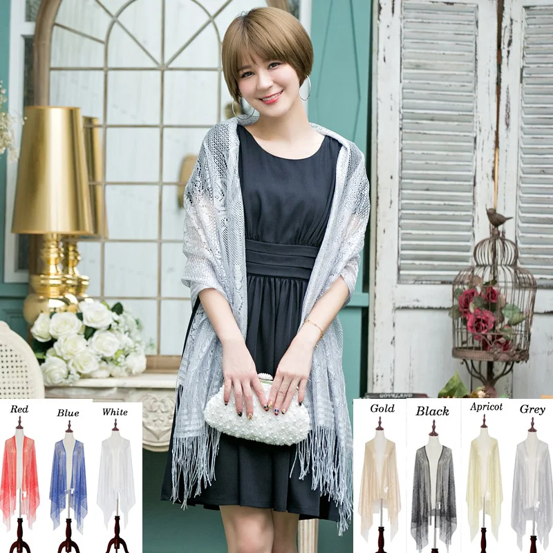 Женское вечернее платье накидка длинное кружевное с кристаллами 7