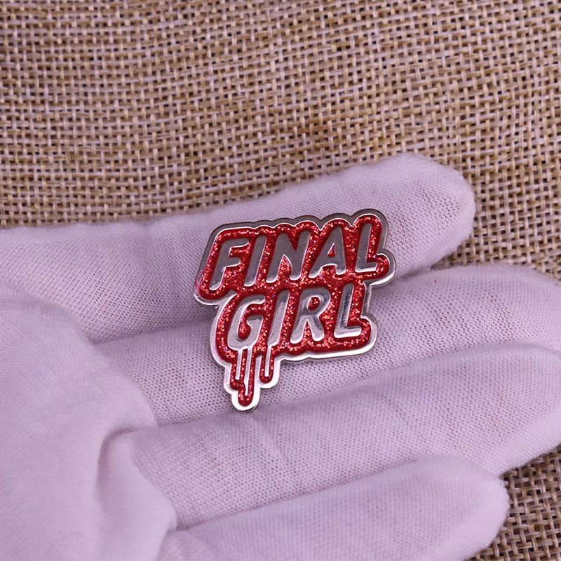 Финальная эмалированная булавка для девочки американская брошка фильма значок