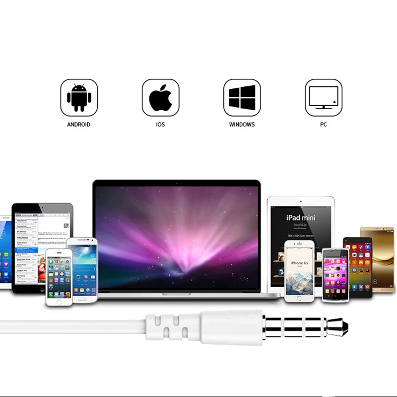 2 цвета проводная гарнитура наушники с плоской головкой наушники-вкладыши 3 5 мм