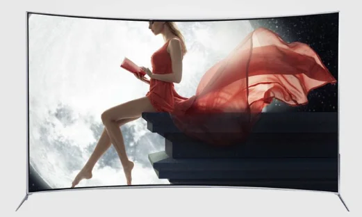 70 дюймовый изогнутый ЖК монитор и youtube playstore wifi ip TV Android 7 1 RAM 5G ROM 8G DVB t2 умный
