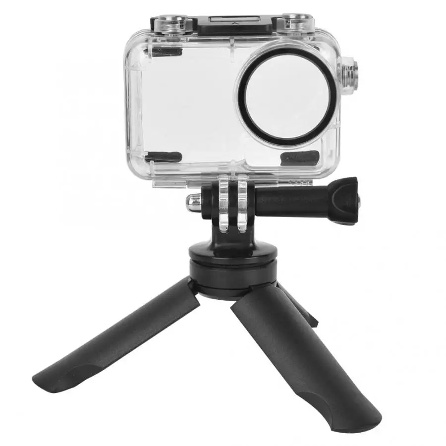 Портативный Настольный мини штатив с круглым водонепроницаемым корпусом чехол