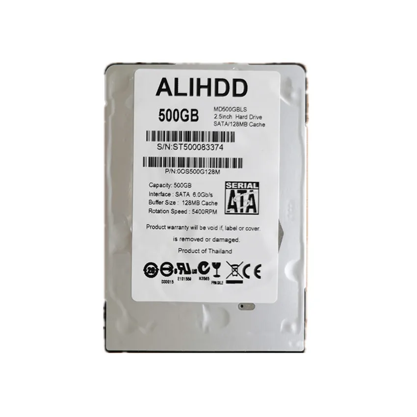 500GB SATA 6 ГБ/сек. 128MB Cache 2 5-Inch 7mm Внутренний жесткий диск Гарантия 1 год |