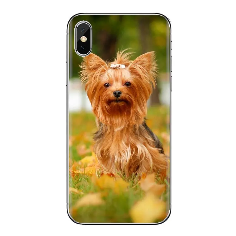 Silicone Phone Bag Case Yorkshire terrier dog puppy Pattern For Xiaomi Redmi 4A S2 Note 3 3S 4 4X 5 Plus 6 7 6A Pro Pocophone F1 |