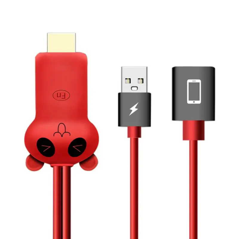 3-in-1 Wired Screen Converter 1080P Micro USB MHL To HDMI Plug-and-play Cable Adapter For IPhone X 8 Samsung S7/S8 Plus | Электроника