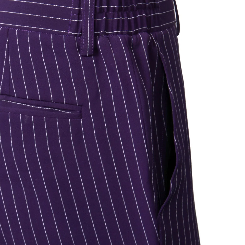 Clown Cosplay Outfits Joaquin Phoenix Arthur Fleck Costume The Uniform Purple Overcoat Pants Halloween Costumes | Тематическая