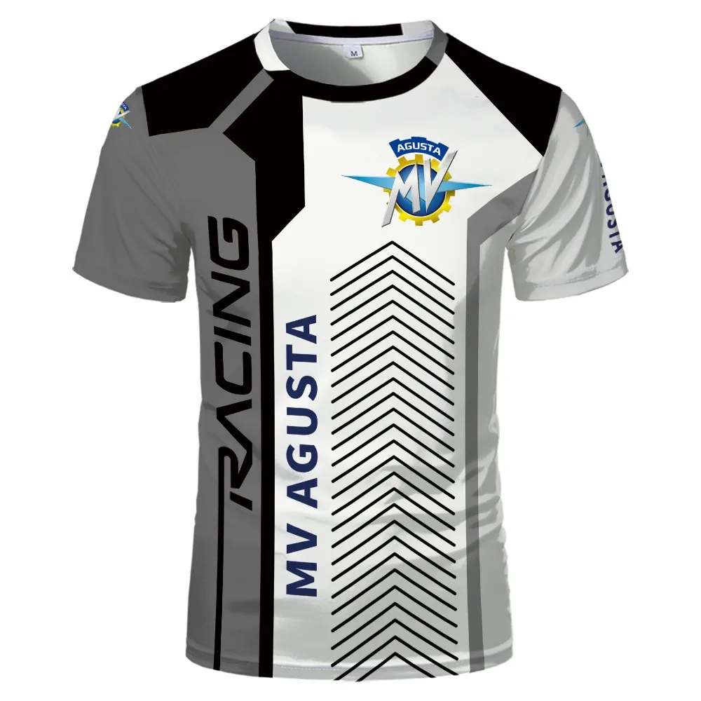 

Fendt Men's T-Shirt Off-Road Bike Suit Sports Competition 3D Printing Round Neck Riding Breathable Comfortable Short-Sleeved