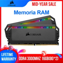 CORSAIR RAM 32GB 64GB 128GB Dominator Platinum RGB Series Memoria RAM DDR4 16GB 2*8GB DRAM 3000 3200 3600 4800MHz for Desktop