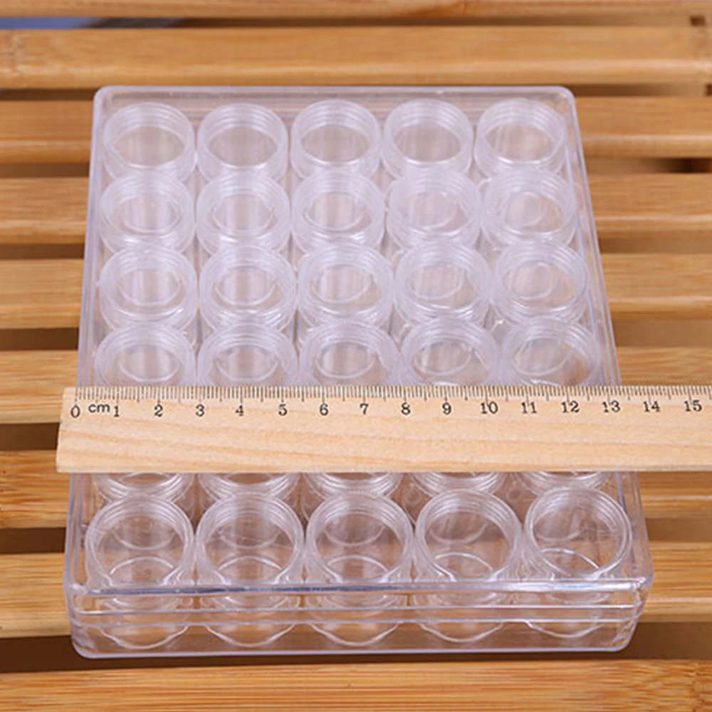 Пустая бутылка для макияжа 30 ячеек путешествий банки хранения крема пудры