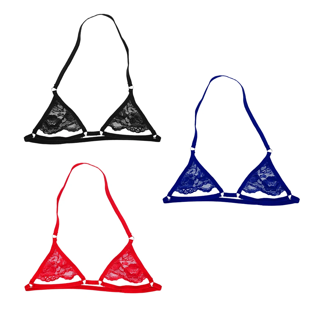 Мужское нижнее белье бесшовный кружевной бюстгальтер без косточек Sissy Bralette