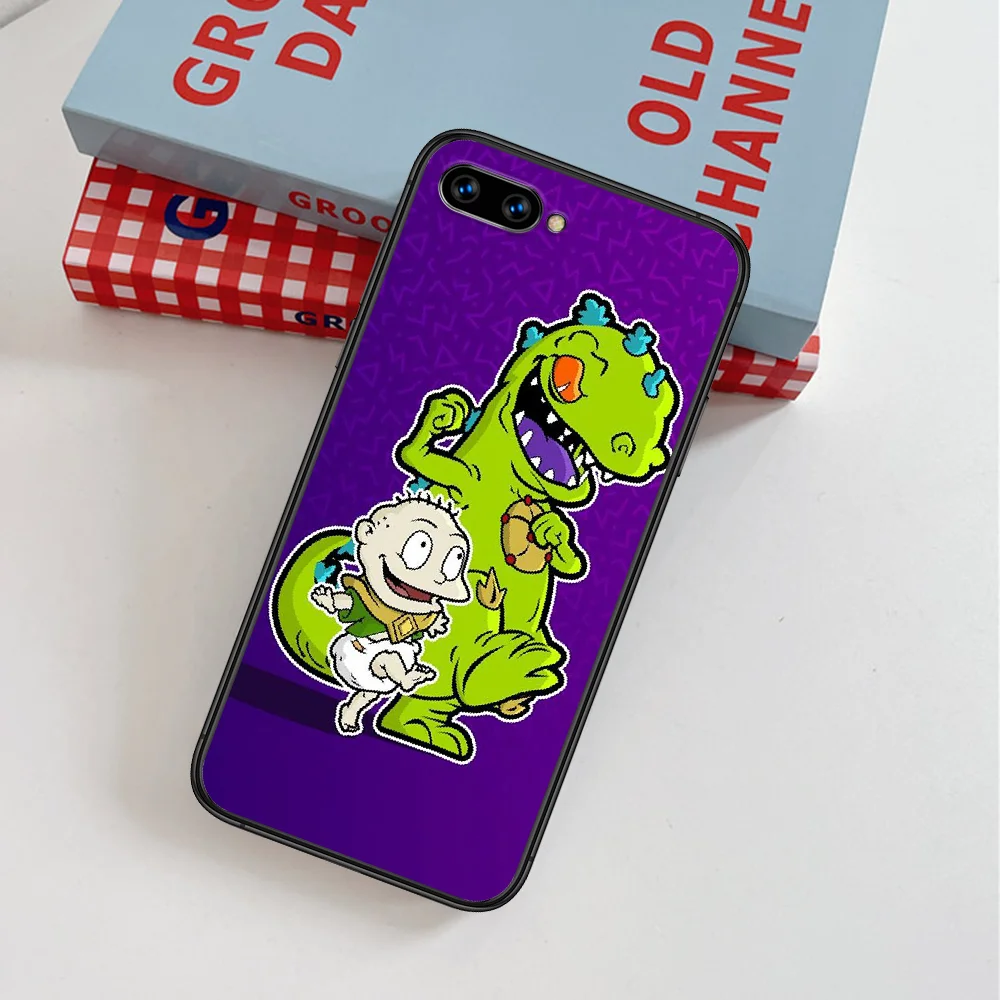 

Rugrate Cute Cartoon Dinosaur Phone Case For Huawei Honor 6A 7A 7C 8 8A 8X 9 9X 10 10i 20 Lite Pro Play black Hoesjes Silicone