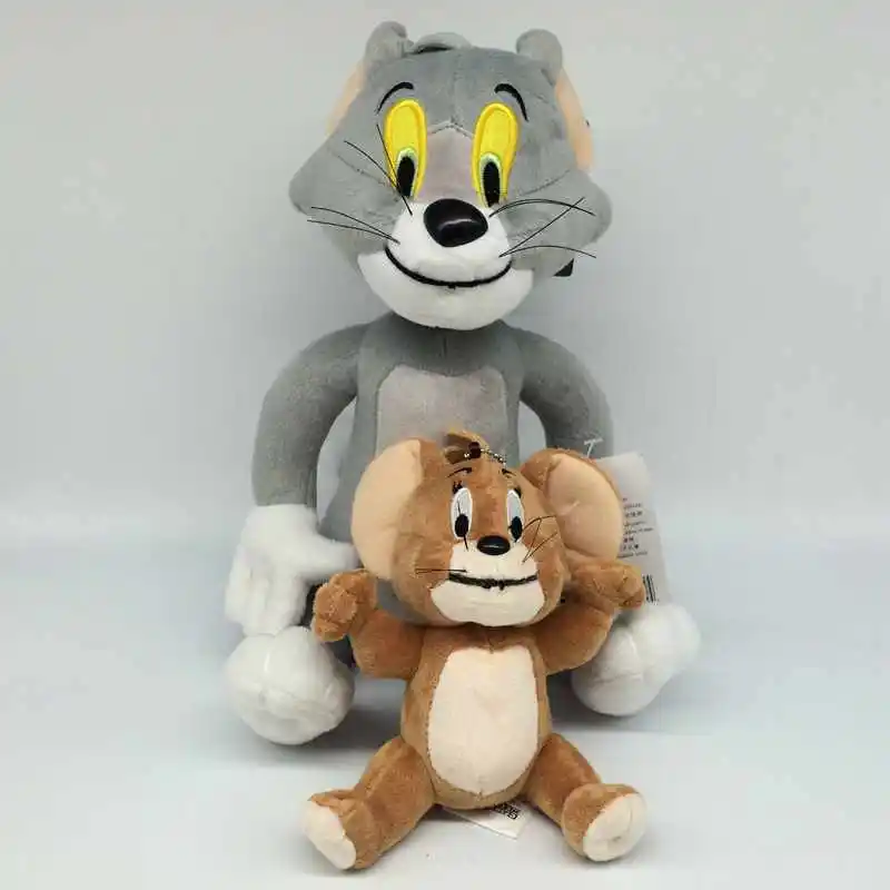 2 шт./компл. 30 см Том коты + 17 Джерри Маус плюшевая игрушка|Персонажи мультфильмов и