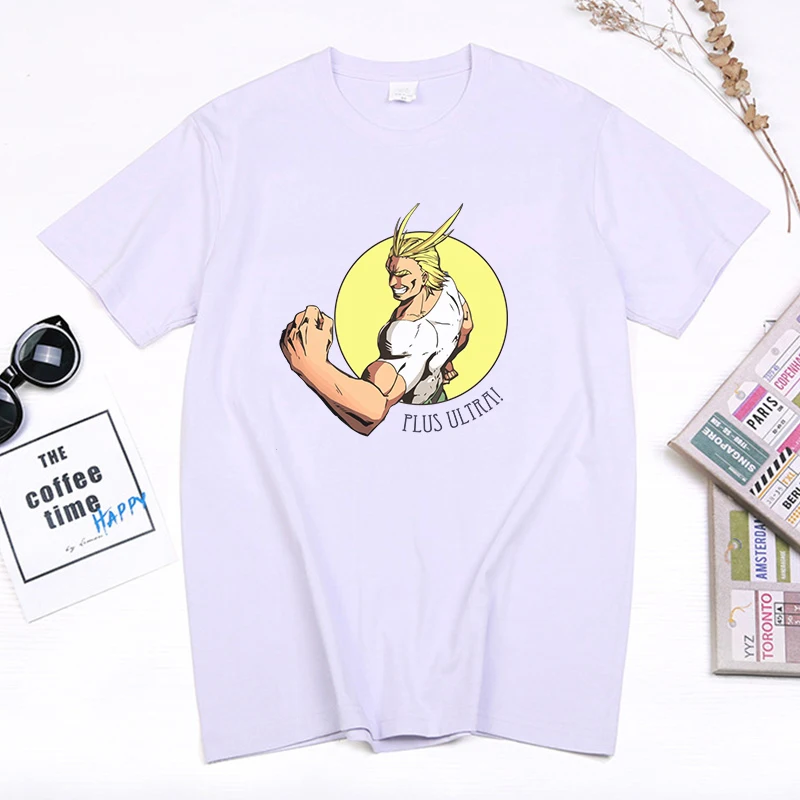 

Anime My Hero Academia Graphic TShirt Deku Manga Print Tee Midoriya Izuku Cartoon Clothing Man Women Streetwear Unisex Camisetas