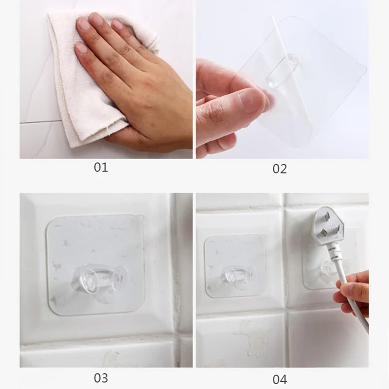 Настенный держатель с вилкой для розетки многофункциональные пластиковые