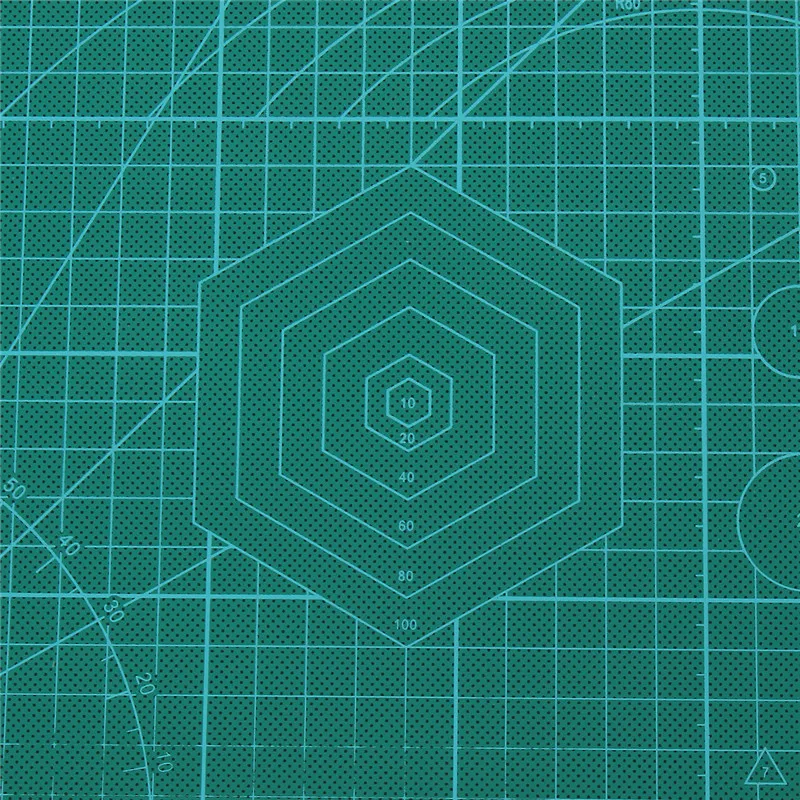 ПВХ A2 резки мат 1" x 24" многоцелевой Самоисцеления резка коврики для лоскутного шитья Двусторонняя 5-слойный прочный Бумага коврик для резки