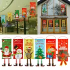 Фотообои с изображением крыльца, рождественские подвесные украшения для дома, баннеры, Рождество 2020, рождественские украшения, новый год