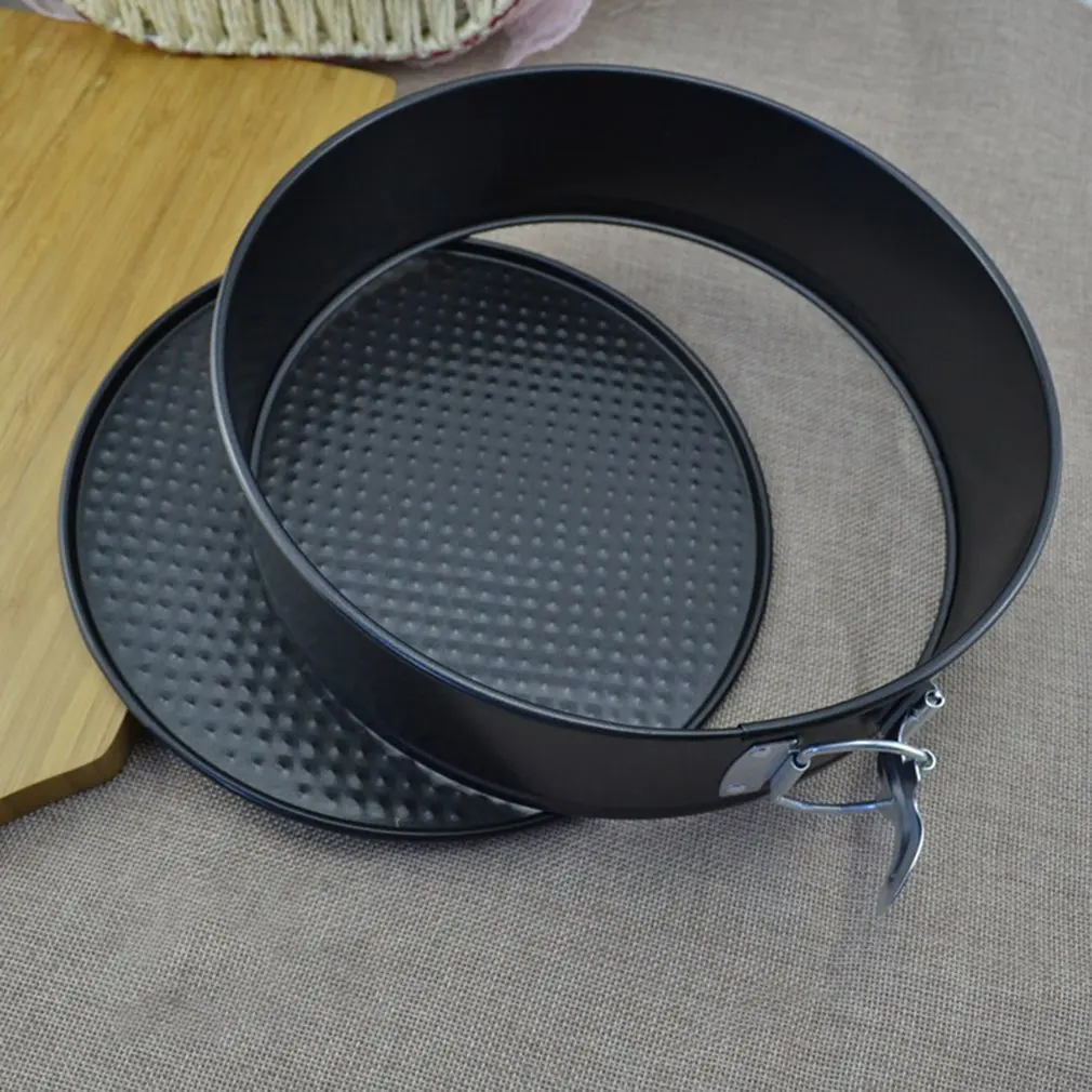

9-inch Live Bottom Cake Baking Tray Non-stick Live Buckle Mold Cake Baking Oven Tools Leakproof Cheesecake Pan