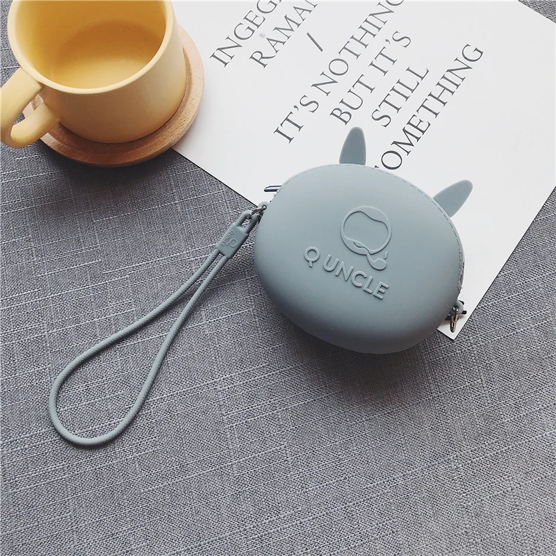 Мягкий силиконовый чехол для наушников с рисунком Тоторо портативный хранения