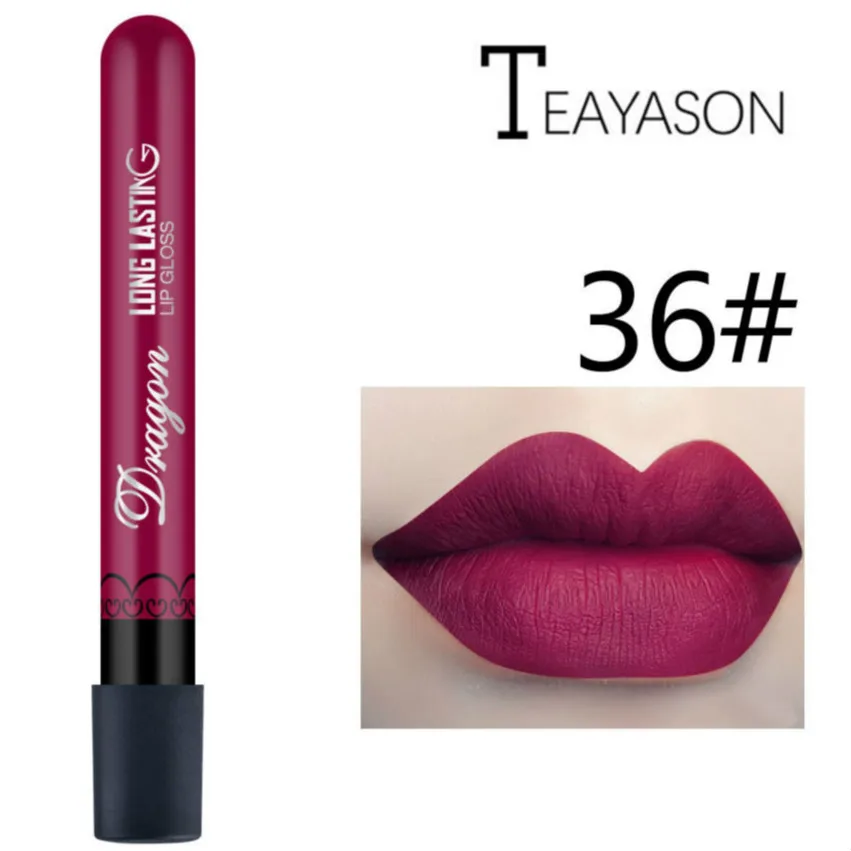 

2020 Fashion SEXY Vampire Lipstick Matte Waterproof Velvet Lip Stick 30 Colors Sexy Red Pigments Makeup Matte Lipsticks
