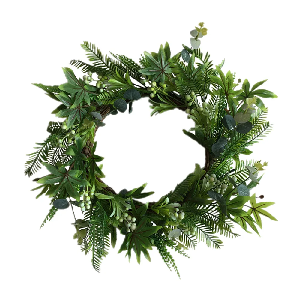 Сосновые ветви венок искусственные листья цветочный открытый внутренний