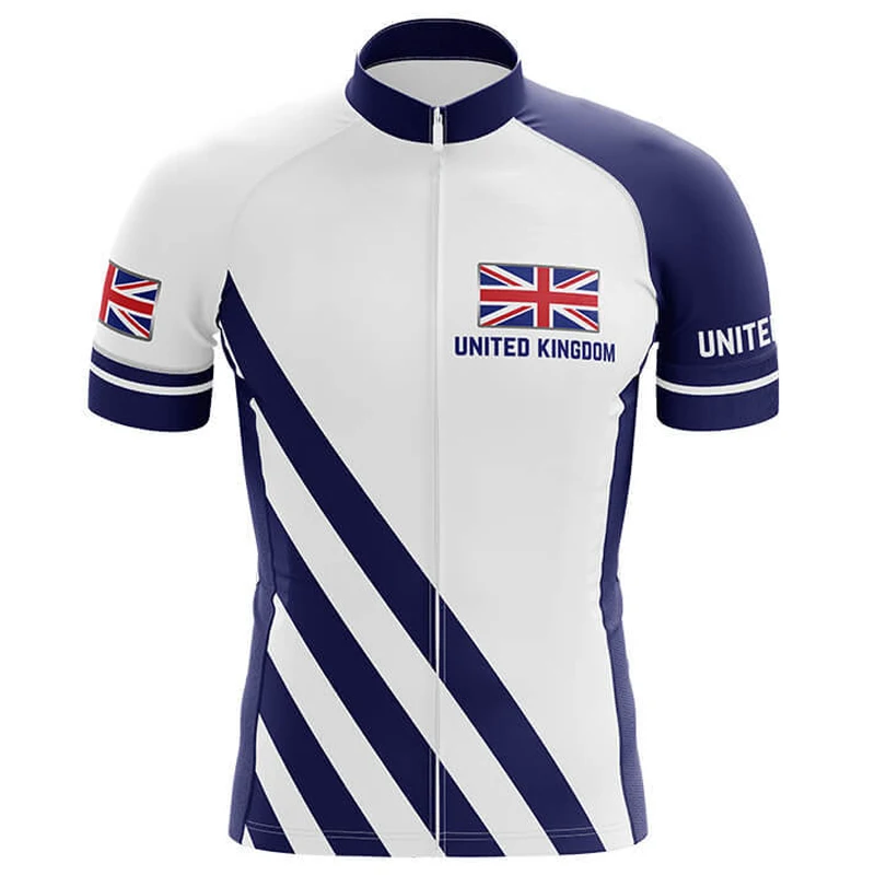Новая британская летняя одежда с коротким рукавом для велоспорта джерси горного