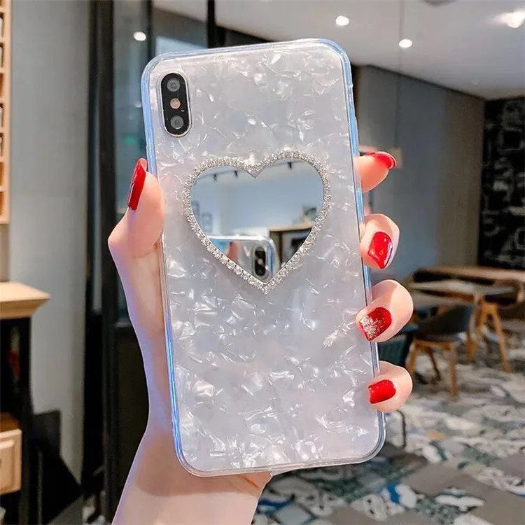 Чехол для samsung j7 prime тяжелый ТПУ защитный чехол с зеркалом любви j7/j6/j5/j4/j3/j2 чехол| |