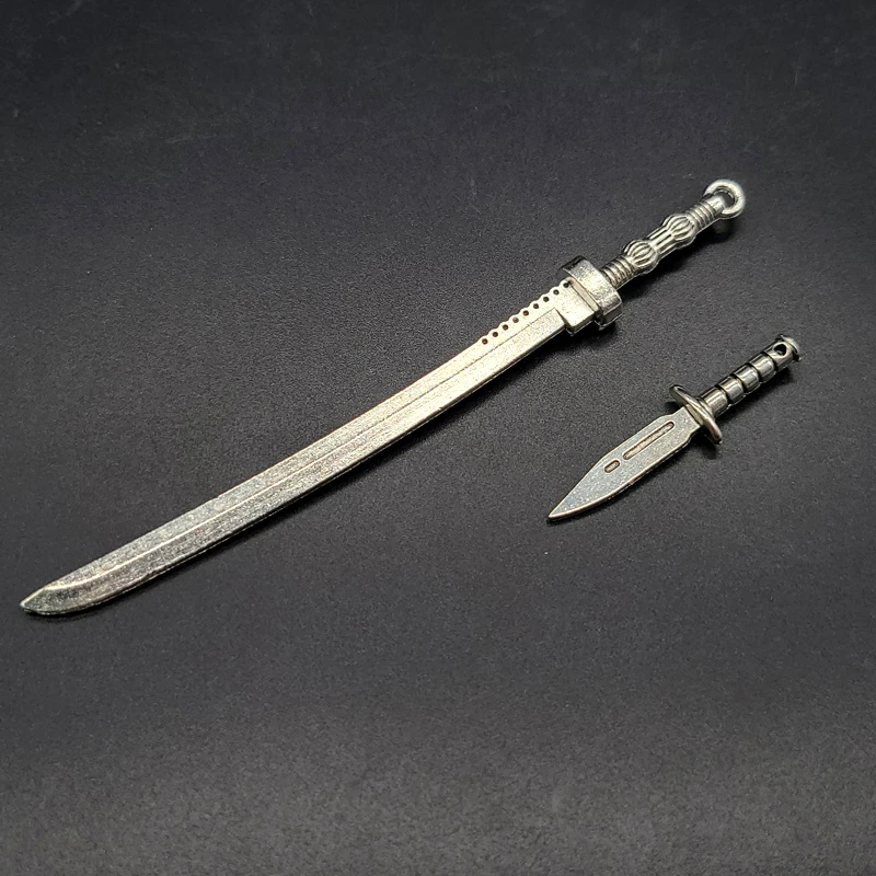 

Сабля Самурай Тачи масштаб 1/12 оружие солдата сцена аксессуар для 6-дюймовой экшн-фигурки Модель Коллекция орнамент подарки металл