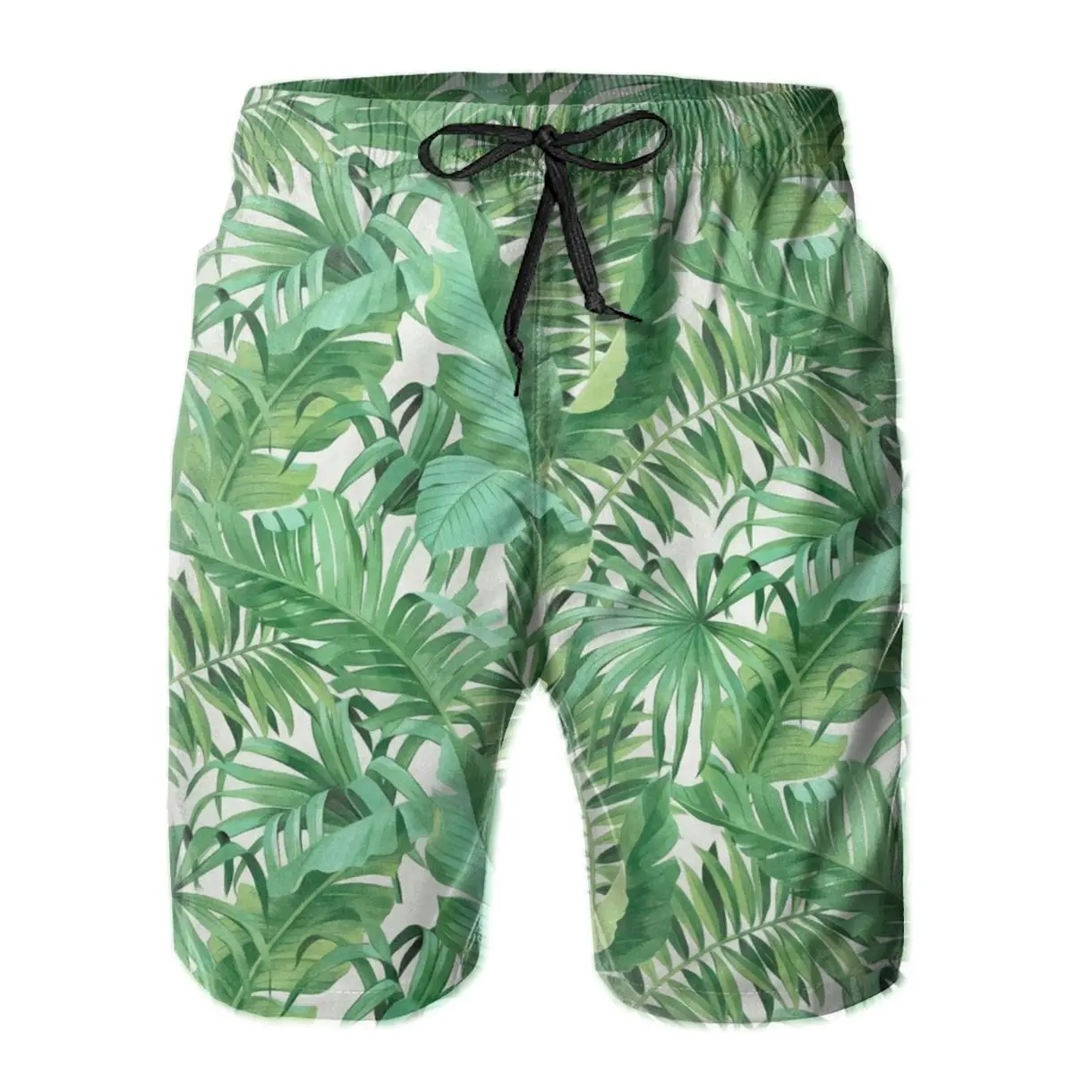 

Шорты мужские с тропическими листьями, повседневные пляжные, для серфинга, винтажные, для плавания, для взрослых
