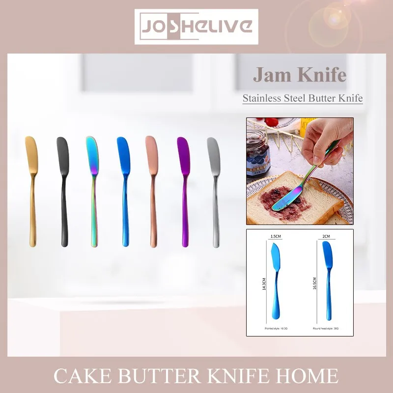 

1 шт. нож для масла серебряные десертные инструменты из нержавеющей стали инструменты для десертов разбрасыватель джема кухонная утварь но...