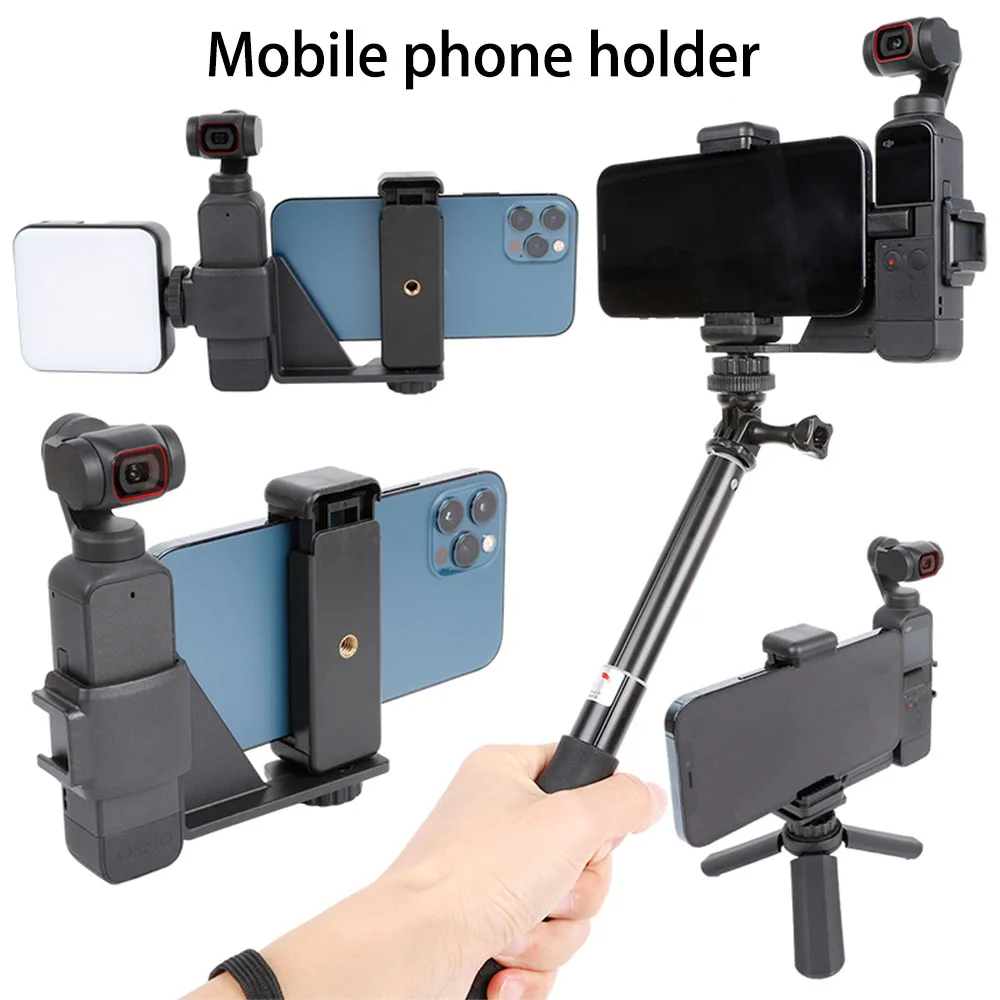 accessories kit for dji pocket 2 osmo pocket camera case selfie stick tripod phone holder chest strap mount backpack clip frame free global shipping
