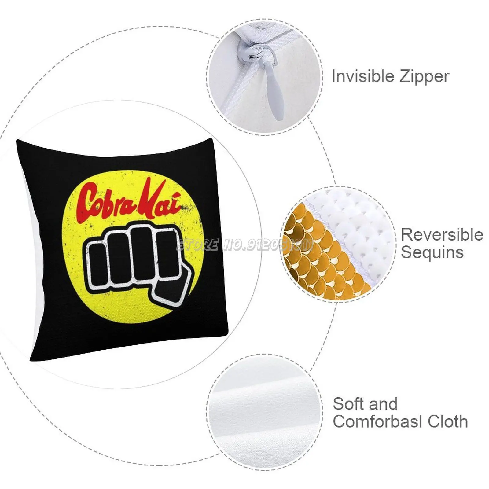 Винтажный чехол с блестками и кулаком блестящий для подушки детства украшение