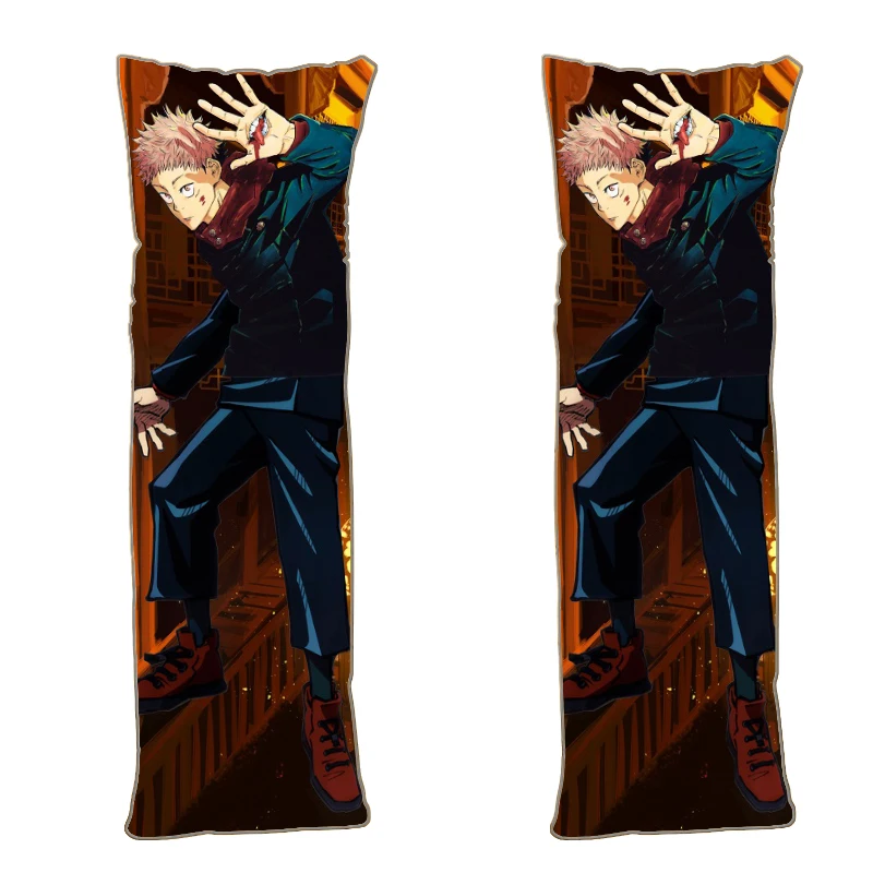 

Anime Dakimakura Body Pillow Case Jujutsu Kaisen Yuji Itadori cover decorative pillowcases home decoration accessories 150x50cm