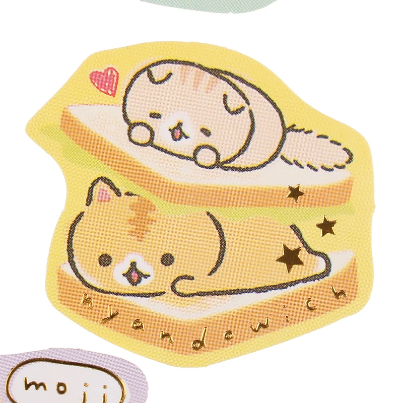 

40pcs cute whale Japanese biological hand account sticker