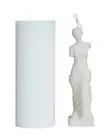 Nordic искусство корпус лампы в форме свечи прессформы женский лампы в форме свечи силиконовые формы аромат человека в форме черепа Венера богиня изготовление воска для свечи гипсовая форма